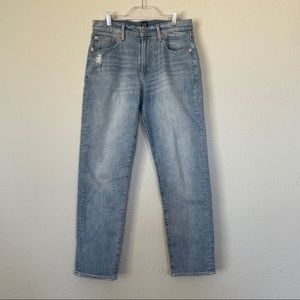 GAP Girlfriend Style Jeans, Light Wash, Preowned